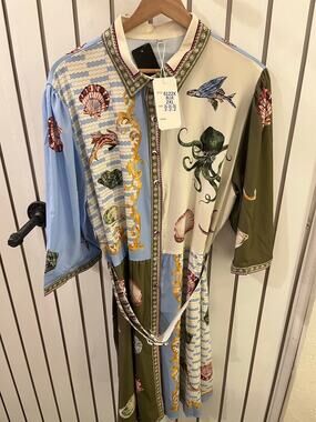 Fashion Space Marine Life Dress Size 2XL